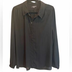NYDJ Classic Black Blouse